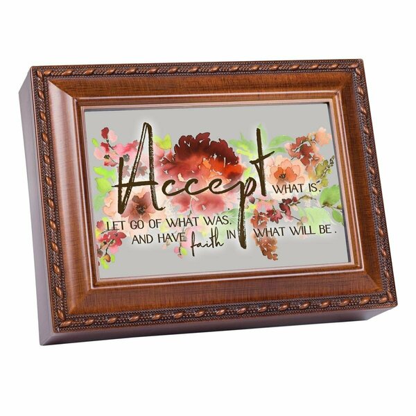 Cottage Garden 6 x 4 in. Accept What Is, Let Go of What Was Music Box MB2275